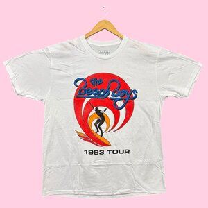 The Beach Boys Surfing the Wave 1983 Tour Rock Band Tee XL